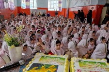 جشن نیمه شعبان در دبستان شاهد حضرت رقیه س صحنه برگزار شد