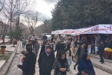 دربند صحنه مملو از حضور گردشگران نوروزی