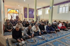 مراسم زیارت عاشورا به مناسبت گرامیداشت شهدای خدمت در صحنه برگزار شد