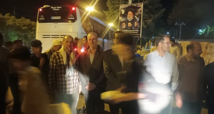 کاروان زیارتی حرم مطهر امام خمینی ره شهرستان صحنه اعزام  شد