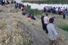 غرق شدن یک جوان  صحنه ای  در رودخانه گاماسیاب