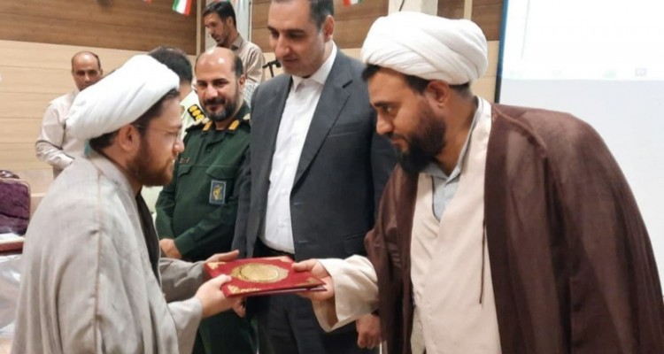 مراسم تودیع ومعارفه رئیس سازمان تبلیغات اسلامی شهرستان صحنه برگزار شد