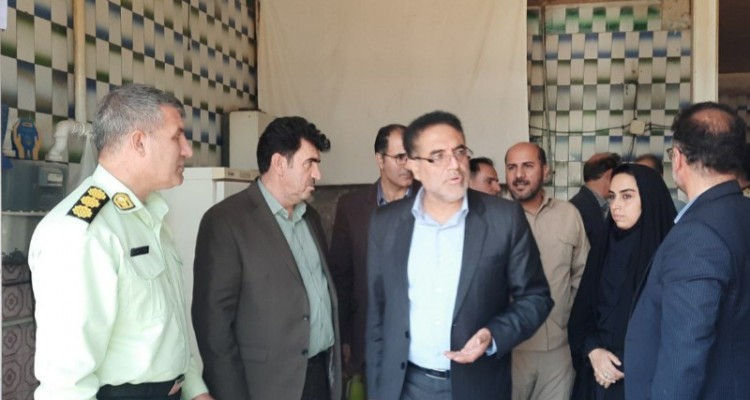 فرماندار صحنه در بازدید از نانوایی‌ها: جلب رضایت مردم در اولویت است