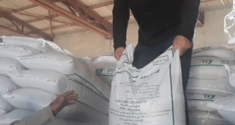 37000کیلوگرم کودکلروپتاسیم گرانوله درشهرستان صحنه توزیع شد