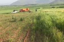 خط انتقال سه روستای بخش مرکزی صحنه تعمیر شد