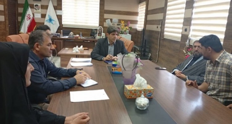 دانشگاه آزاد اسلامی واحد صحنه آماده برپایی موکب در ایام اربعین است