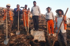 آتش سوزی ارتفاعات مشرف به روستای آبباریک صحنه مهار شد