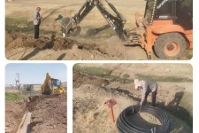 با اجرای ۷۰۰ متر لوله‌گذاری ، آب پایدار به روستای «خدرآباد» دینور رسید