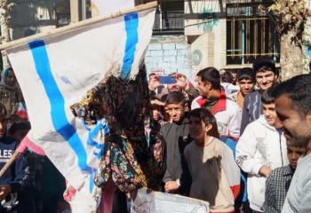 راهپیمایی یوم الله ۱۳ آبان در شهرستان صحنه برگزار شد