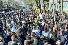 راهپیمایی با شکوه ۲۲ بهمن در شهرستان صحنه برگزار شد