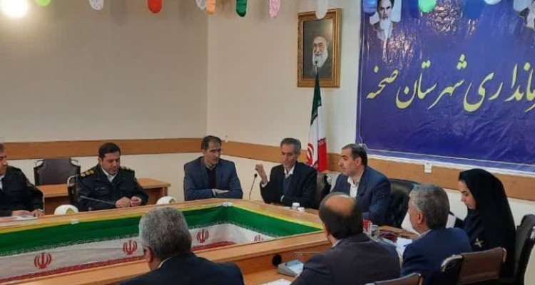 جلسه شورای ترافیک شهرستان صحنه برگزار گردید