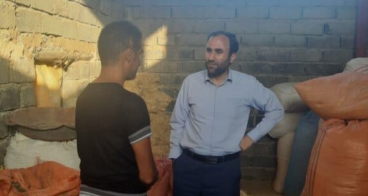 دیدار مدیرکل بهزیستی استان با مددجوی کارآفرین شهرستان صحنه‌