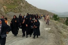 همایش پیاده روی و کوهپیمایی بسیجیان صحنه ای انجام شد