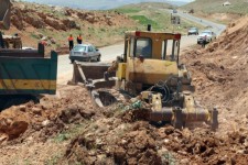 نقطه پر حادثه همت آباد شهرستان صحته رفع شد