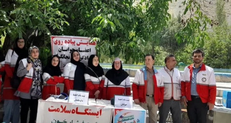 بیش هزار نفر از خدمات ایستگاه سلامت جمعیت هلال احمر صحنه بهره مند شدند