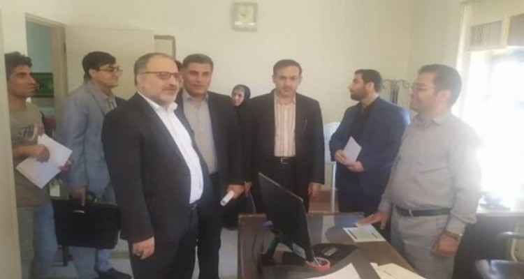 رئیس کل دادگستری کرمانشاه از حوزه قضایی هرسین بازدید کرد