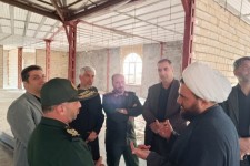 پروژه المان شهدای گمنام صحنه در حال انجام است