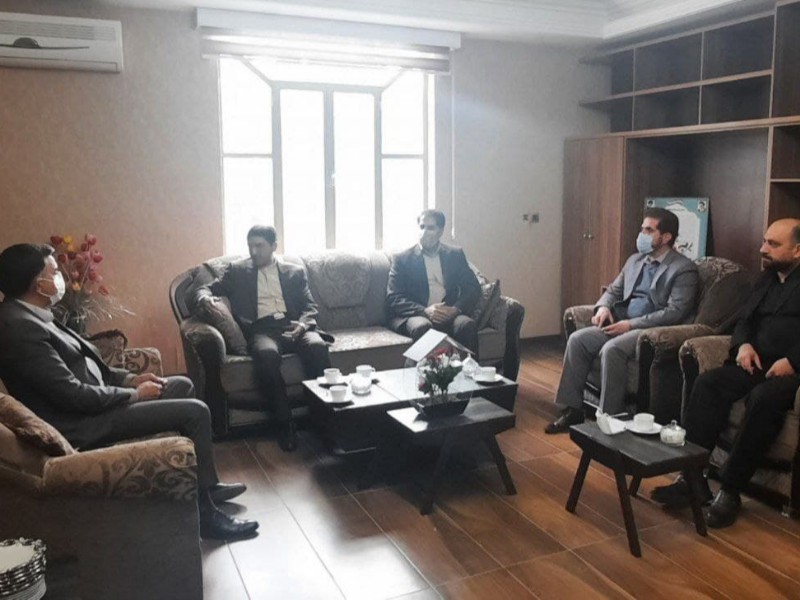 دیدار مدیرکل کمیته امداد امام خمینی (ره) کرمانشاه با فرماندار صحنه
