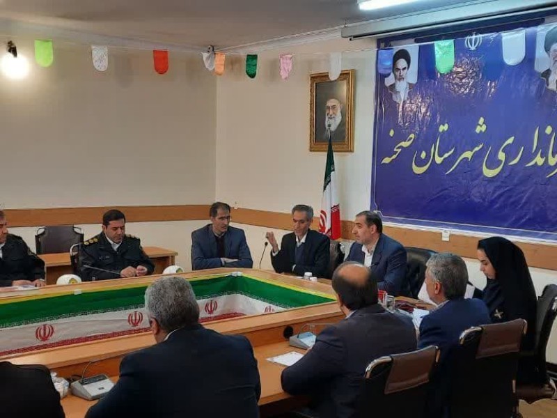 جلسه شورای ترافیک شهرستان صحنه برگزار گردید