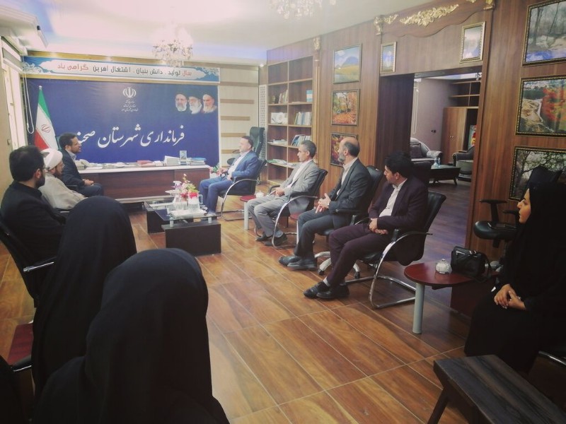 دیدار  سرپرست اداره کل کانون پرورش فکری کودکان و نوجوانان کرمانشاه با مسئولین صحنه