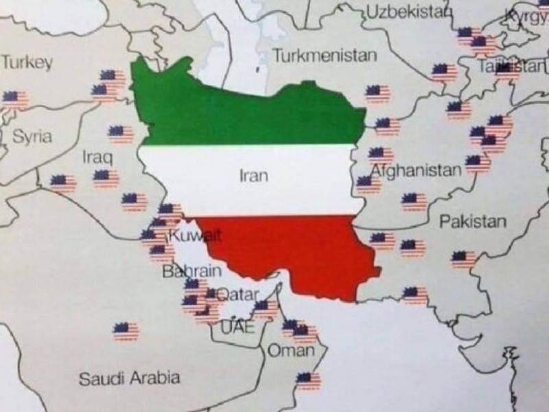 ایران اگر بزرگ و مقاوم نبود با ۴۰ پایگاه نظامی غربی احاطه نمی شد