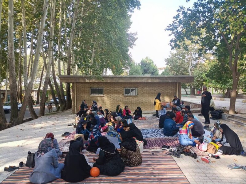 اردوی تفریحی نابینایان کرمانشاهی در شهرستان صحنه