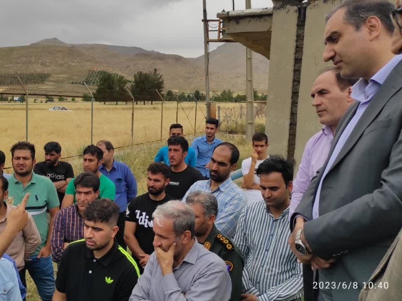 مشکل کمبود آب شرب روستای بیدسرخ مرتفع گردید