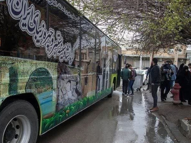 اتوبوس‌های گردشگری در کرمانشاه راه اندازی شدند
