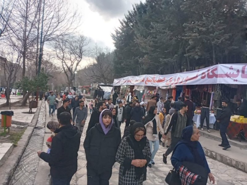 دربند صحنه مملو از حضور گردشگران نوروزی