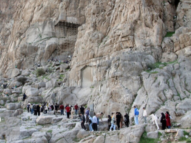 بازگشایی تاق‌بستان، بیستون و معبد آناهیتا
